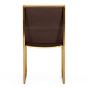 Dalton - Modern Brown Leatherette Dining Chair (Set of 2)