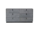 Buckley - Modern Grey Crackle Dresser