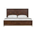 Shane - Modern Acacia & Brass Dining Table