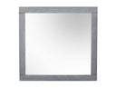 Buckley - Modern Grey Crackle Mirror