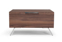 Brooklyn - Italian Modern Walnut Bed + Nightstands Set