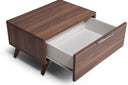 Brooklyn - Italian Modern Walnut Bed Set