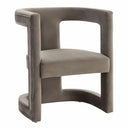 Kendra - Modern Grey Fabric Accent Chair