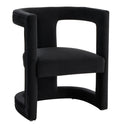 Kendra - Modern Black Fabric Accent Chair