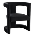 Kendra - Modern Black Fabric Accent Chair