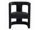 Kendra - Modern Grey Fabric Accent Chair