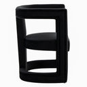 Kendra - Modern Black Fabric Accent Chair