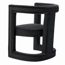Kendra - Modern Black Fabric Accent Chair