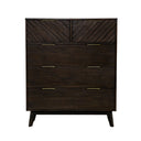 Daisy Mid-Century Dark Acacia Chest