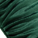 Katrina - Modern Green Fabric Bench