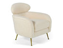 Linus Modern Light Grey Accent Chair