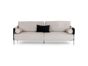 Cambria - Modern LAF Cognac Leather Sectional Sofa