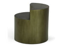 Hadler - Glam Brushed Gold Metallic End Table