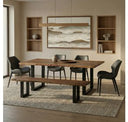 Taylor - Large 87" Modern Live Edge Wood Dining Bench