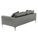 Jacoba - Modern Dark Grey Leather Sofa