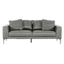 Jacoba - Modern Dark Grey Leather Sofa