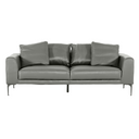 Jacoba - Modern Dark Grey Leather Sofa