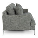 Janina - Modern Dark Grey Fabric Sofa