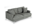 Janina - Modern Dark Grey Fabric Sofa
