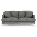 Janina - Modern Dark Grey Fabric Sofa