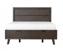 Palermo - Italian Modern Faux Concrete & Walnut Bedroom Set