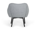 Peyton - Modern Grey Fabric Accent Chair
