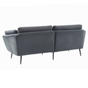 Cody - Modern Dark Grey Fabric Sofa