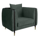 Oswego - Modern Dark Green Jade Sofa