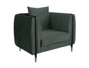 Oswego - Modern Dark Green Jade Accent Chair