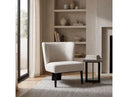 Kendra - Modern Grey Fabric Accent Chair