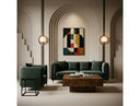 Oswego - Modern Dark Green Jade Sofa