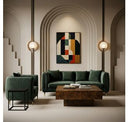 Oswego - Modern Dark Green Jade Accent Chair