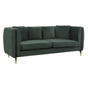 Oswego - Modern Dark Green Jade Sofa