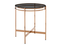 Pyrite Modern Glass End Table