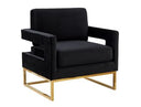 Poppy - Modern White Fabric Lounge Chair