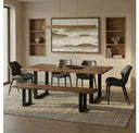 Taylor - Large 87" Modern Live Edge Wood Dining Bench