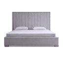 Splendor - Grey High Gloss Slatted MIrror
