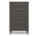 Splendor - Grey High Gloss Slatted MIrror