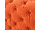 Delilah - Modern Orange Fabric Chair
