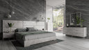 Marbella - Italian Modern Grey Bed Set