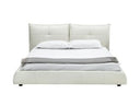 Patrick - Modern White Leather Bed