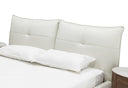 Patrick - Modern White Leather Bed