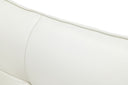 patrick - modern white leather bed