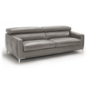 Natalia - Modern Dark Grey Leather Chair