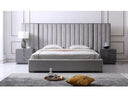 Buckley - Modern Grey & Black Stainless Steel Bed