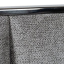Buckley - Modern Grey & Black Stainless Steel Bed w/ Nightstands