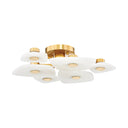 Aged Brass Holmdel Semi Flush 27.75" by Hudson Valley