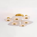 Aged Brass Holmdel Semi Flush 27.75" by Hudson Valley, view 8