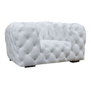 Dexter - Transitional White Full Italian Leather 3-Seat Sofa