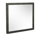 Howard - Modern Shagreen Grey Leatherette Mirror